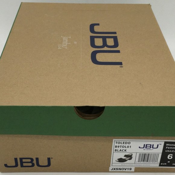 Women’s JBU By Jambu Black Toledo Memory Foam Sz 6 - Picture 9 of 9